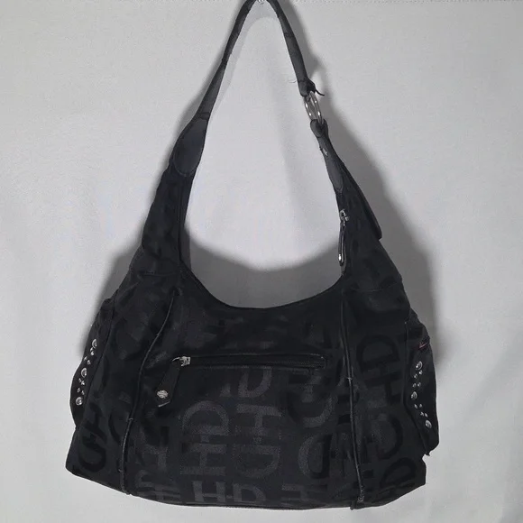 Harley-Davidson Monogram Fabric Hobo - Picture 2 of 15